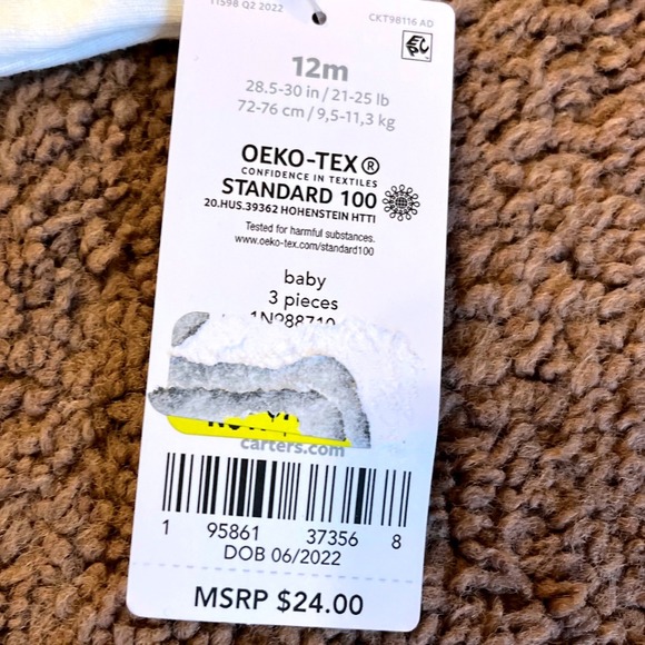 Carters 12M Outfit My First Game Day Football Bodysuit Tutu Leggings‎ Set NwT - Picture 8 of 12